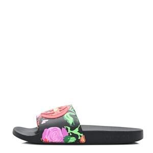 Gucci x Ken Scott Pursuit Floral Slide Sandals - 39 (9) - Black Pink